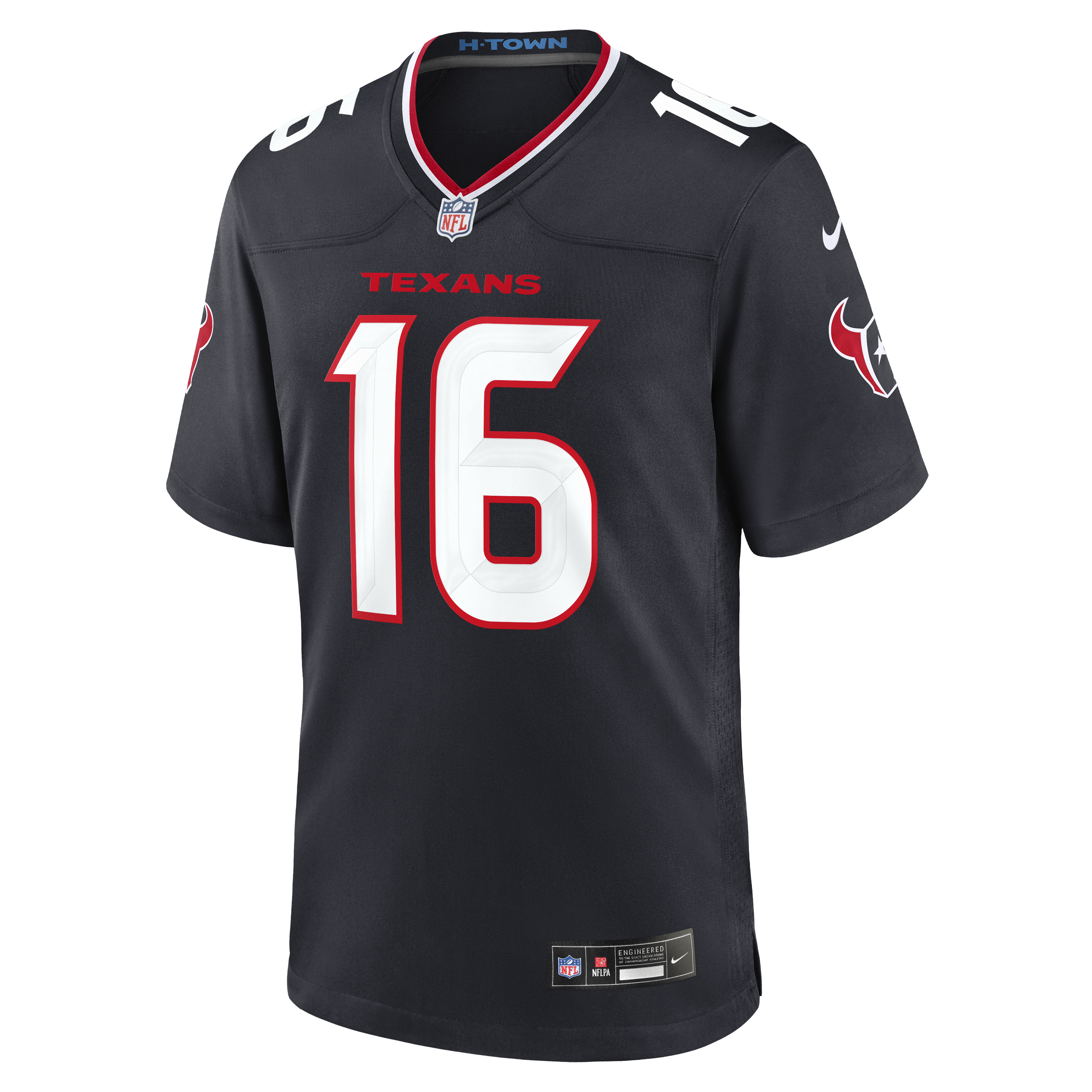 Houston Texans Quintez Cephus Navy Team Game Jersey