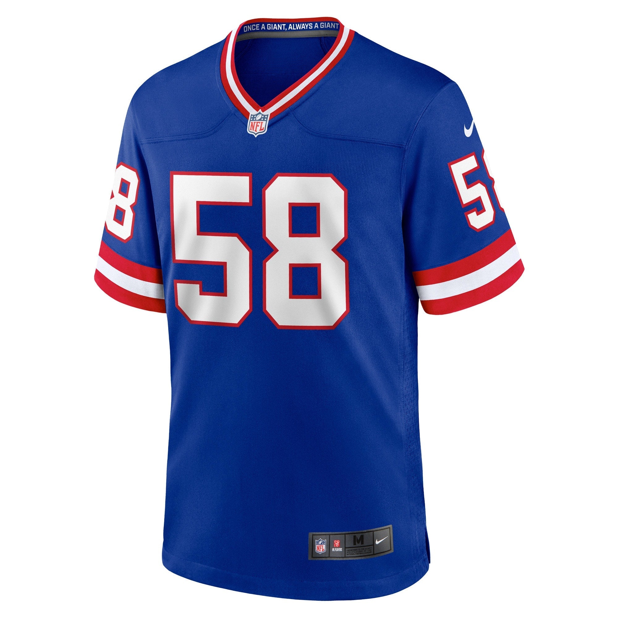 New York Giants Carl Banks Royal Retired Player Alternate Game Jersey
