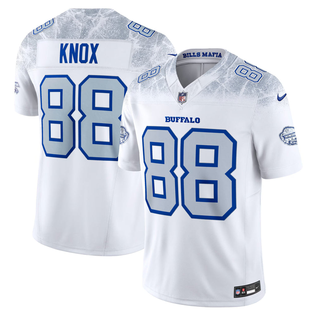 Buffalo Bills Dawson Knox White 2025 Rivalries Collection Limited Jersey