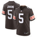 Cleveland Browns Rayshawn Jenkins Brown Team Game Jersey