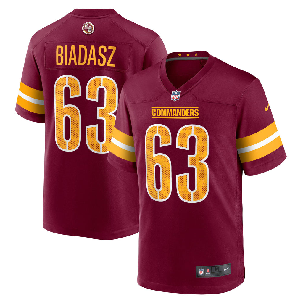 Washington Commanders Tyler Biadasz Burgundy Game Jersey