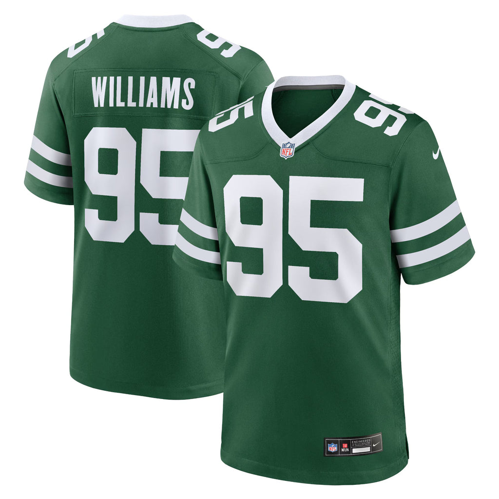 New York Jets Quinnen Williams Legacy Green Game Jersey