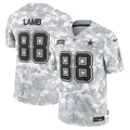 Dallas Cowboys CeeDee Lamb Arctic Camo 2024 Salute to Service Limited Jersey