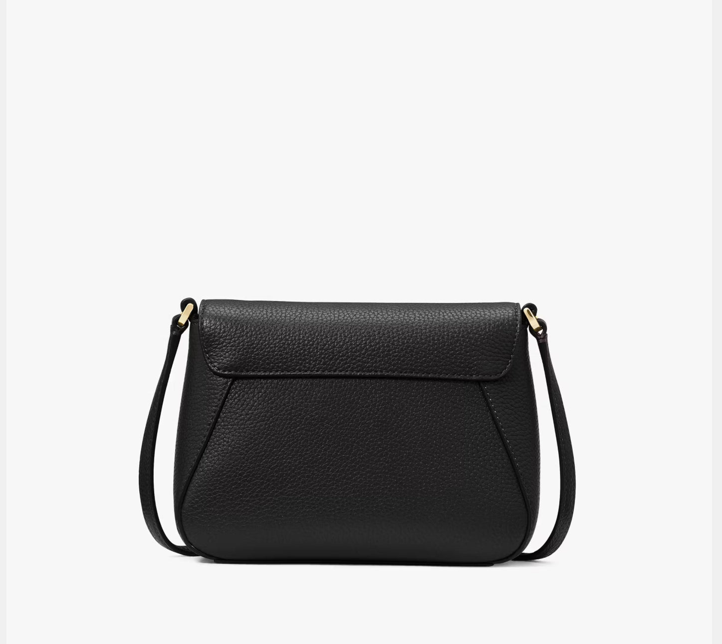 NWT Kate Spade Monica Small Flap Crossbody Leather Bag In Black