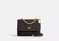 NWT Coach Mini Klare Crossbody Bag Signature Canvas & Leather In Brown/Black