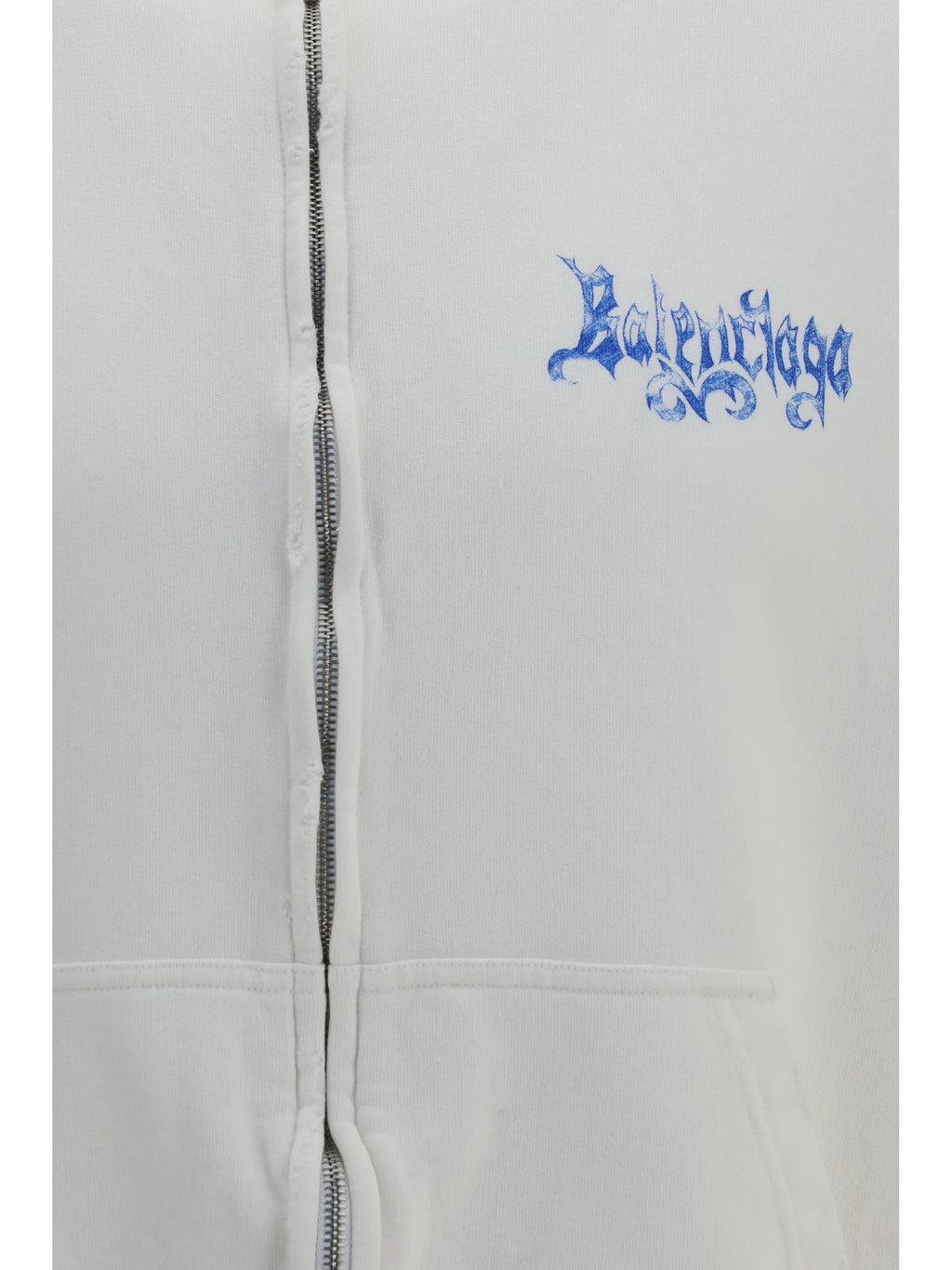 Balenciaga Men Sketchy Zip Hoodie