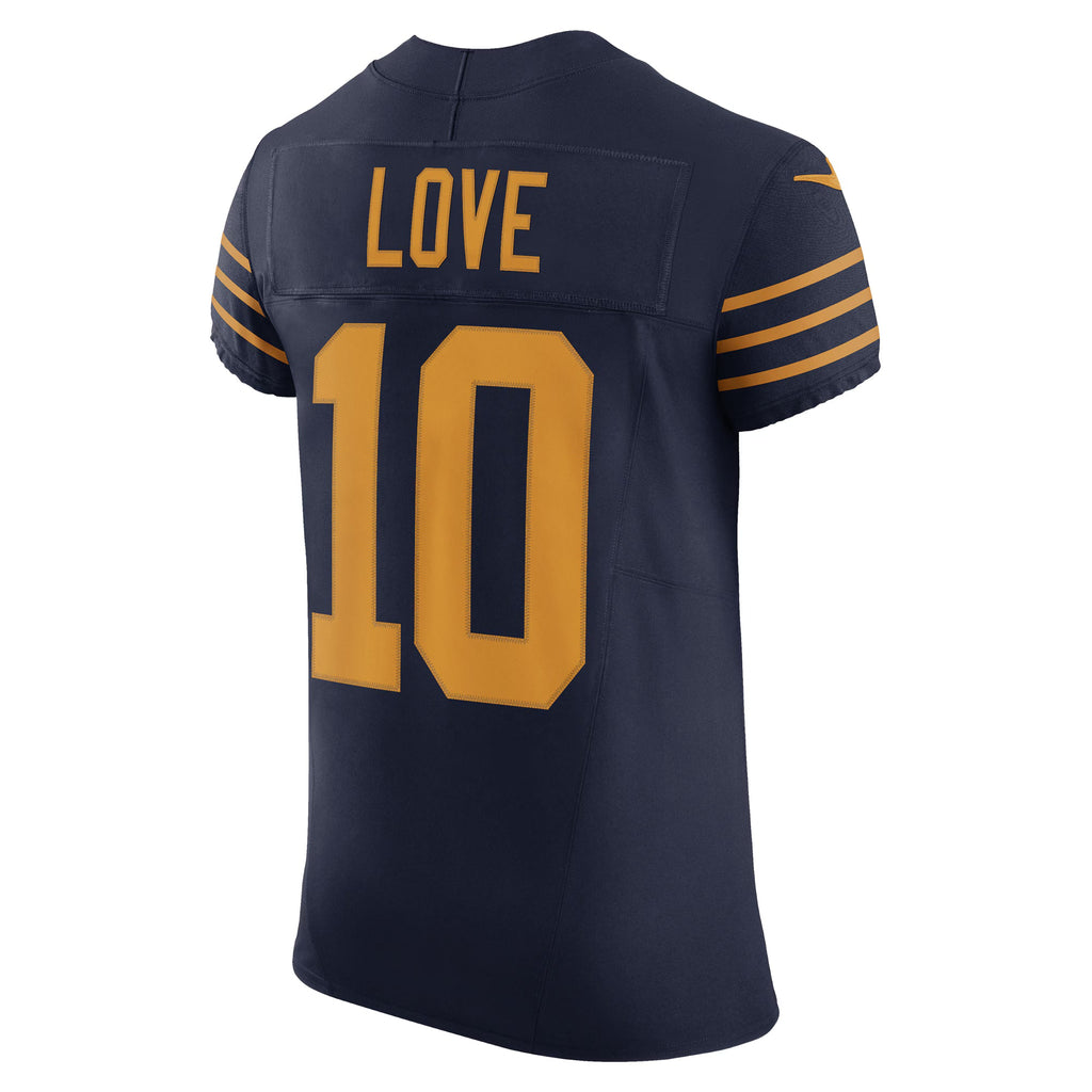 Green Bay Packers Jordan Love Navy The 1923 Classic Vapor F.U.S.E. Elite Jersey