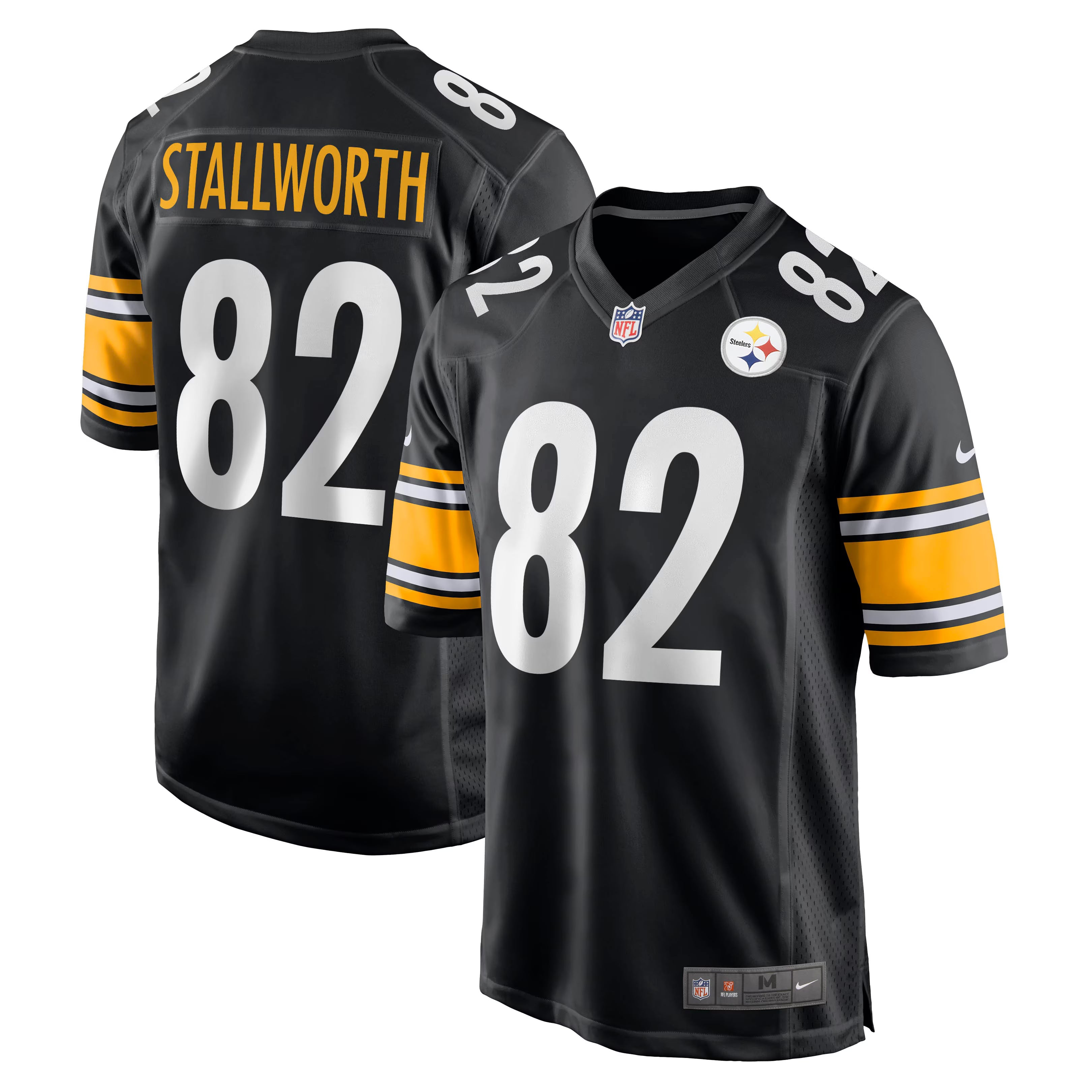 Pittsburgh Steelers John Stallworth Black Retired Player Jersey