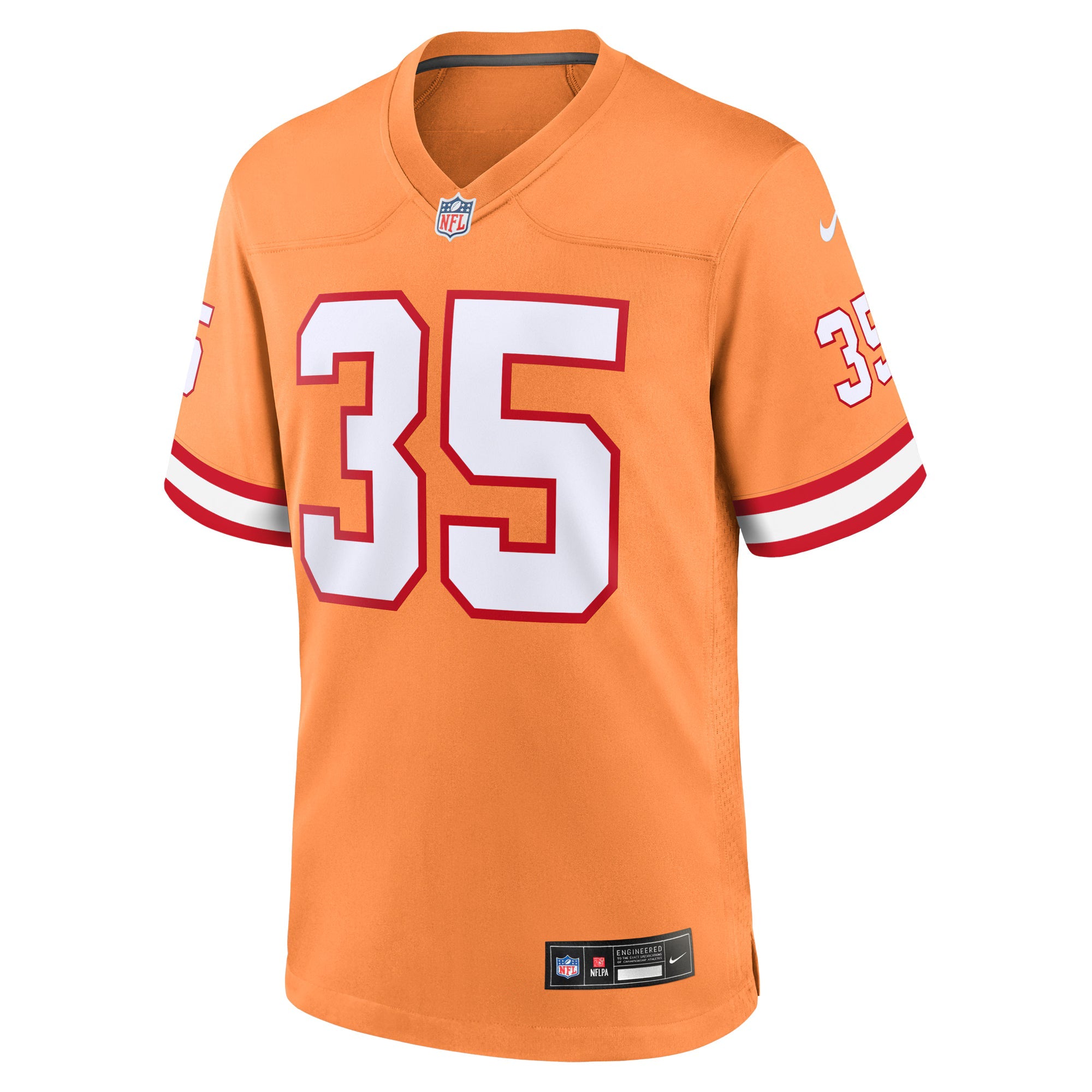 Tampa Bay Buccaneers Jamel Dean Orange Alternate Game Jersey