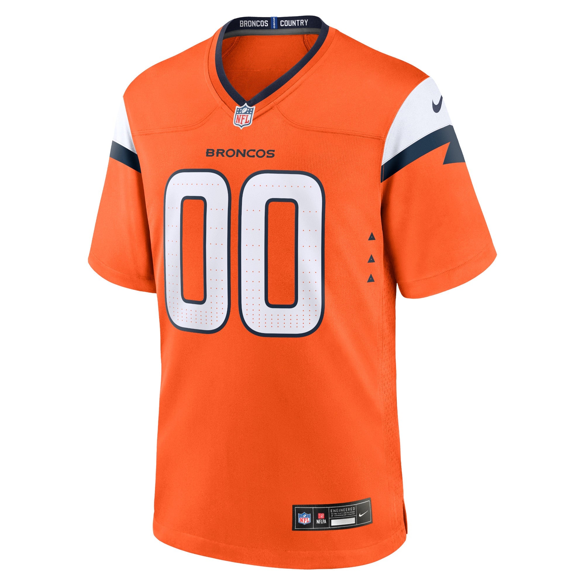 Denver Broncos Orange Mile High Collection Custom Game Jersey