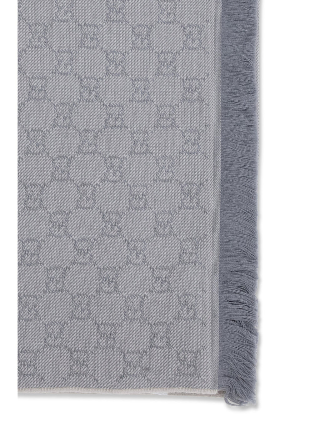 Gucci Women Gg Supreme Embroidered Wool Scarf