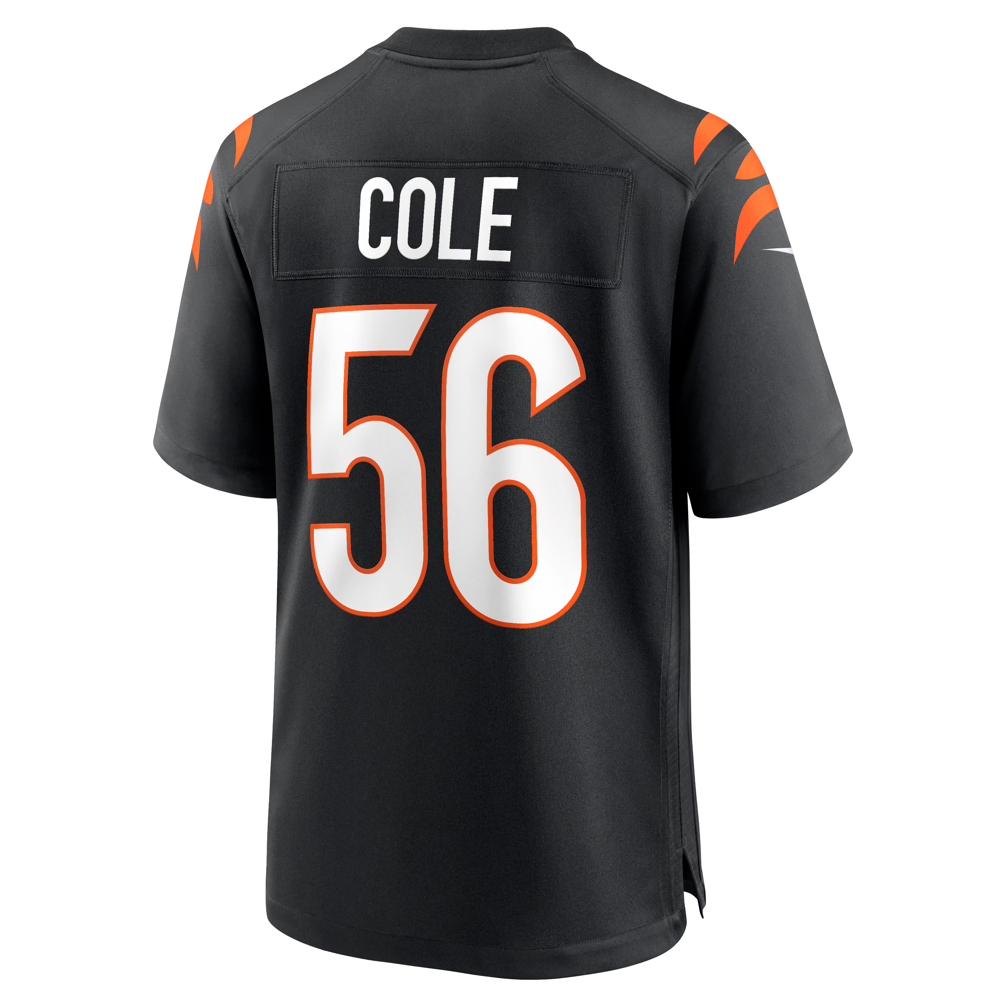 Cincinnati Bengals Myles Cole Black Team Game Jersey