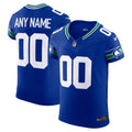 Seattle Seahawks Royal Alternate Vapor F.U.S.E. Elite Custom Jersey
