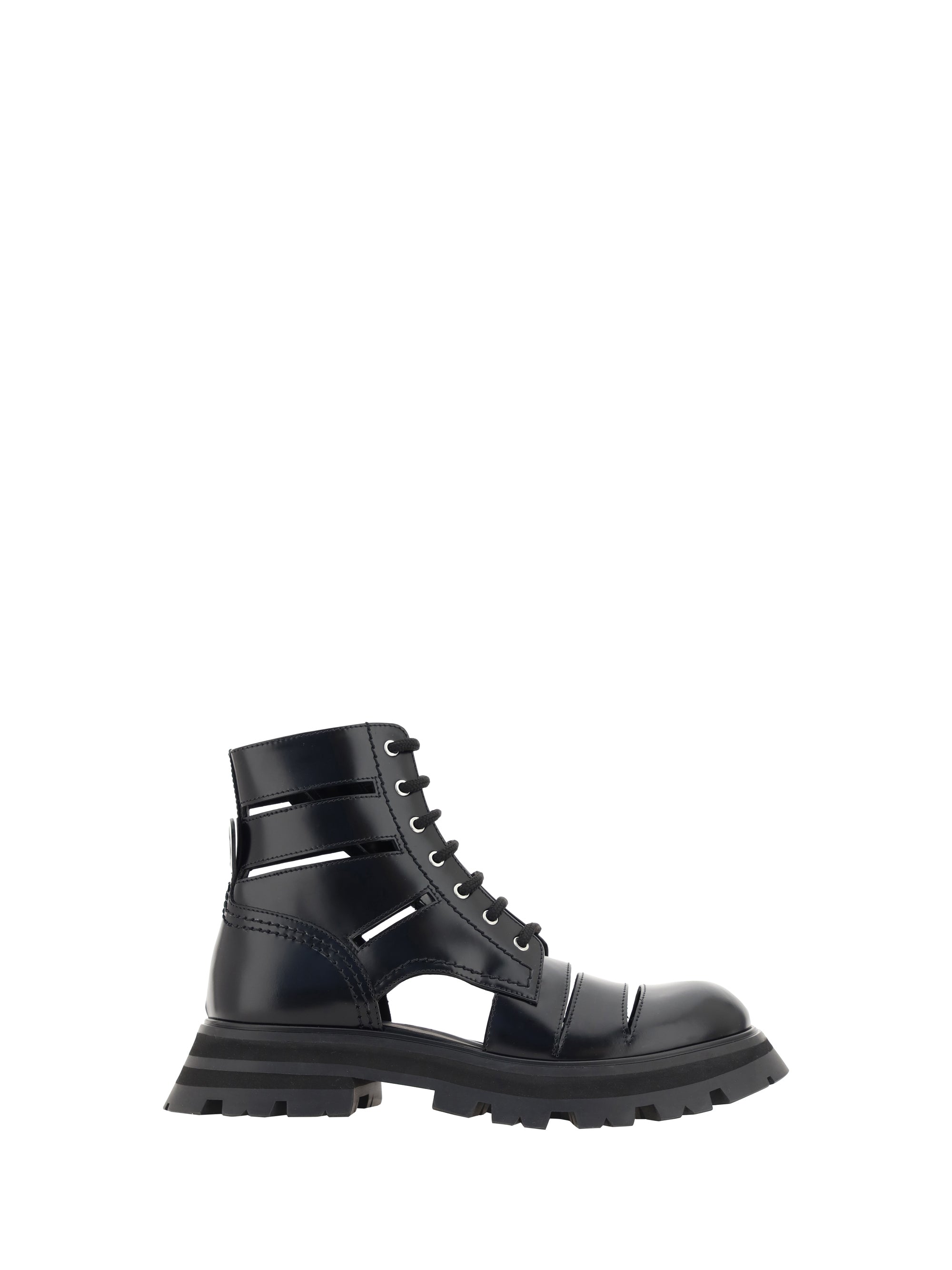 Alexander Mcqueen Women Wander Combat Boots