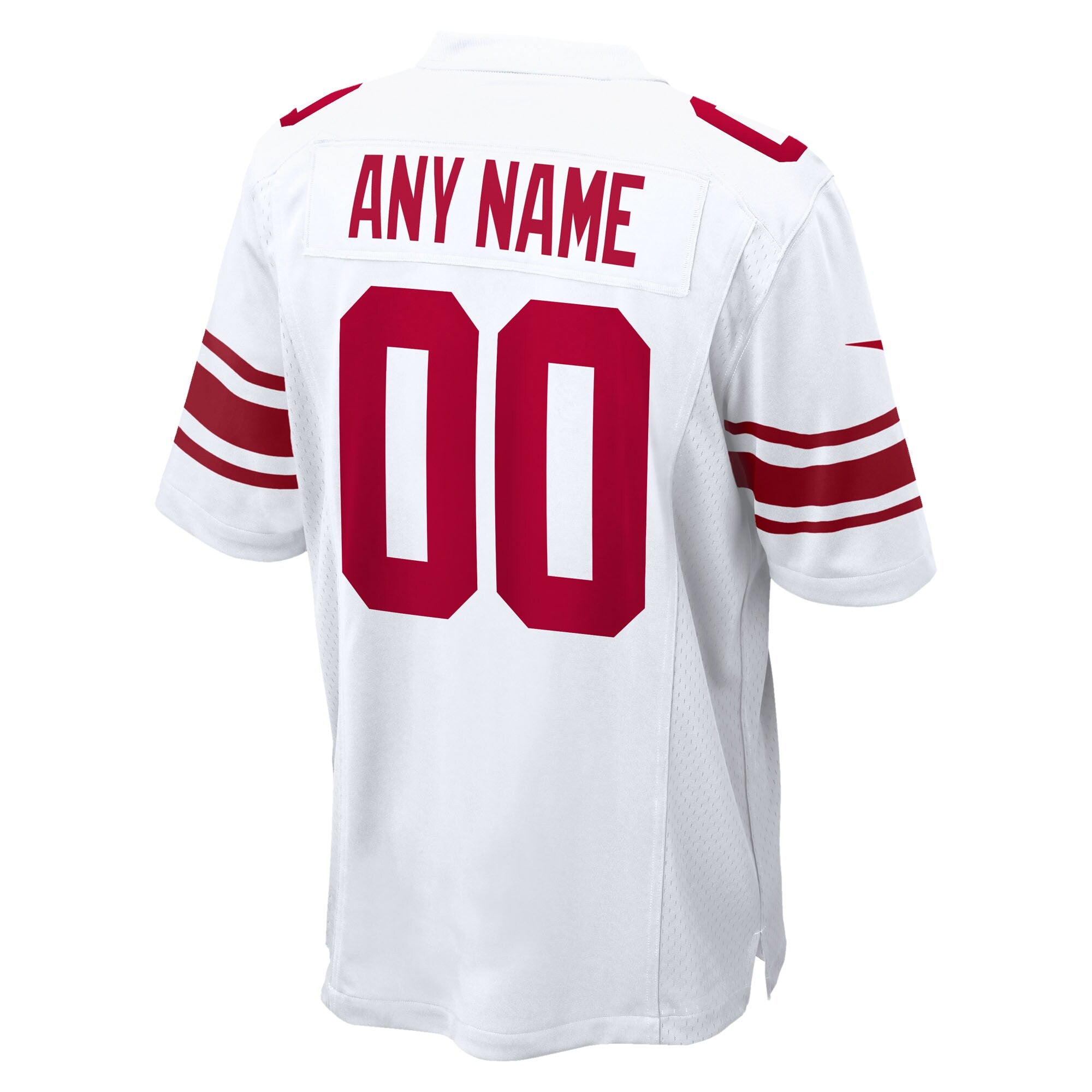 New York Giants White Custom Game Jersey
