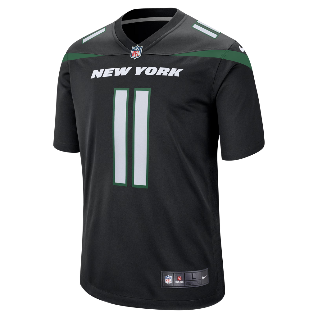 New York Jets Jermaine Johnson II Black Alternate Game Jersey