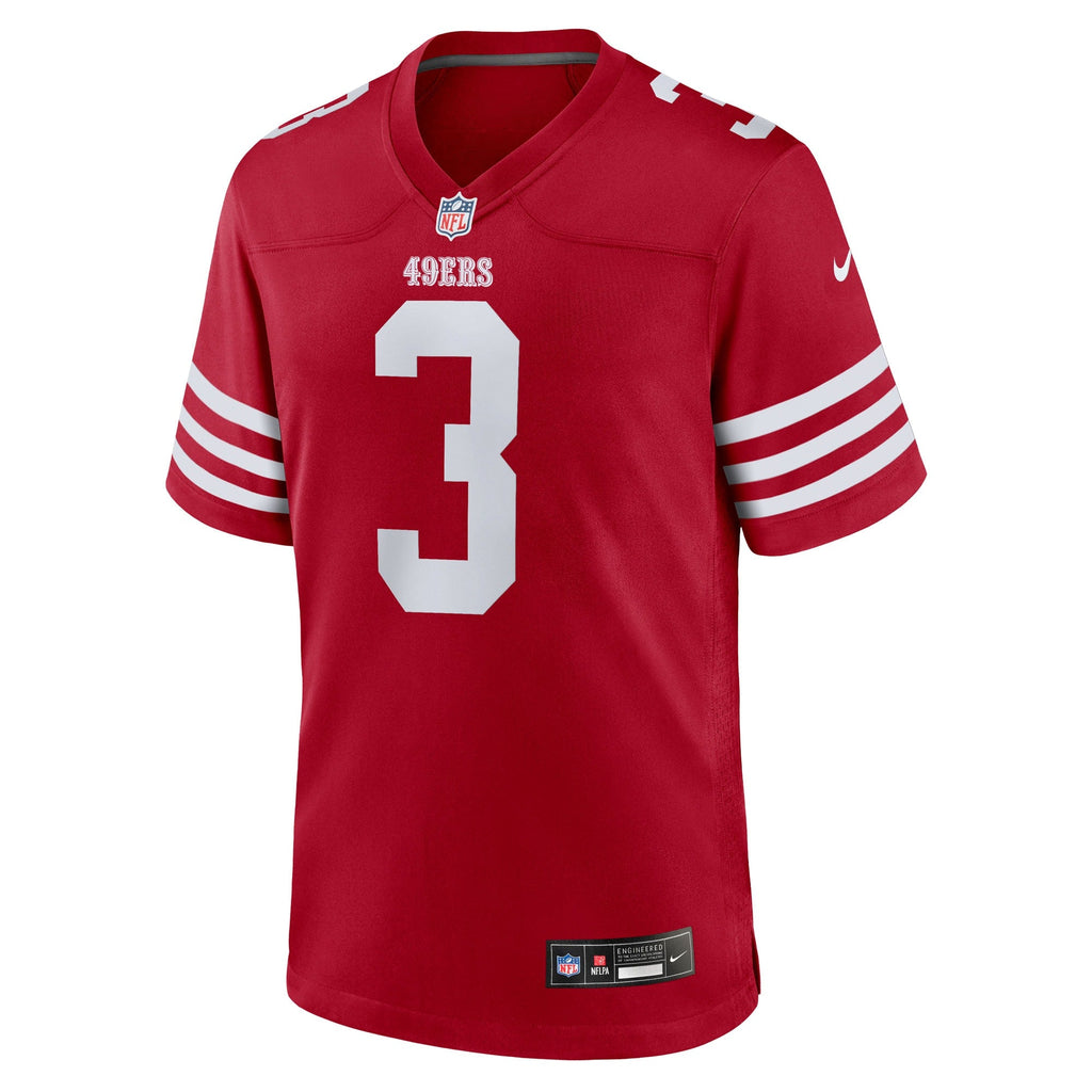 San Francisco 49ers Brian Robinson Jr. Scarlet Team Game Jersey