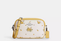 NWT Coach Mini Jamie Camera Bag With Floral Print In Chalk/Multi