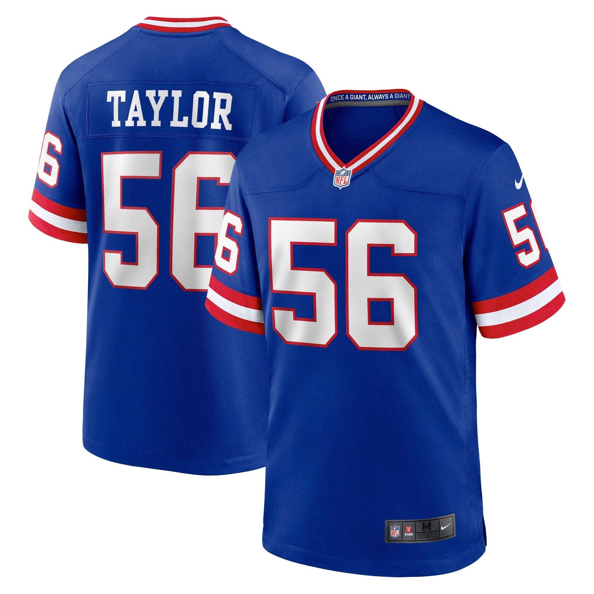 New York Giants Lawrence Taylor Royal Classic Retired Player Game Jersey