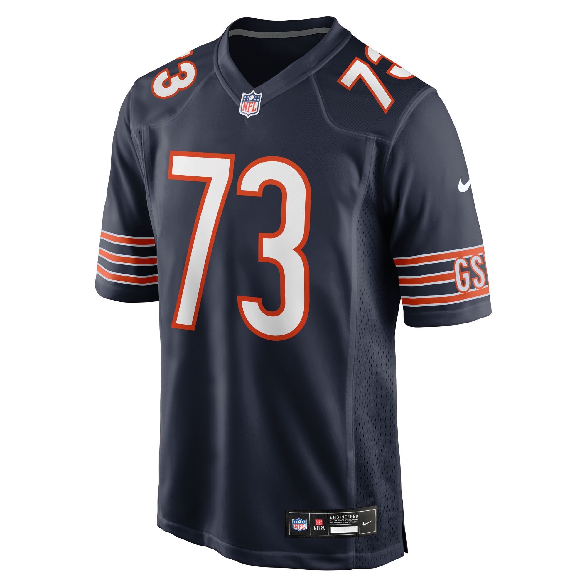 Chicago Bears Jonah Jackson Navy Team Game Jersey