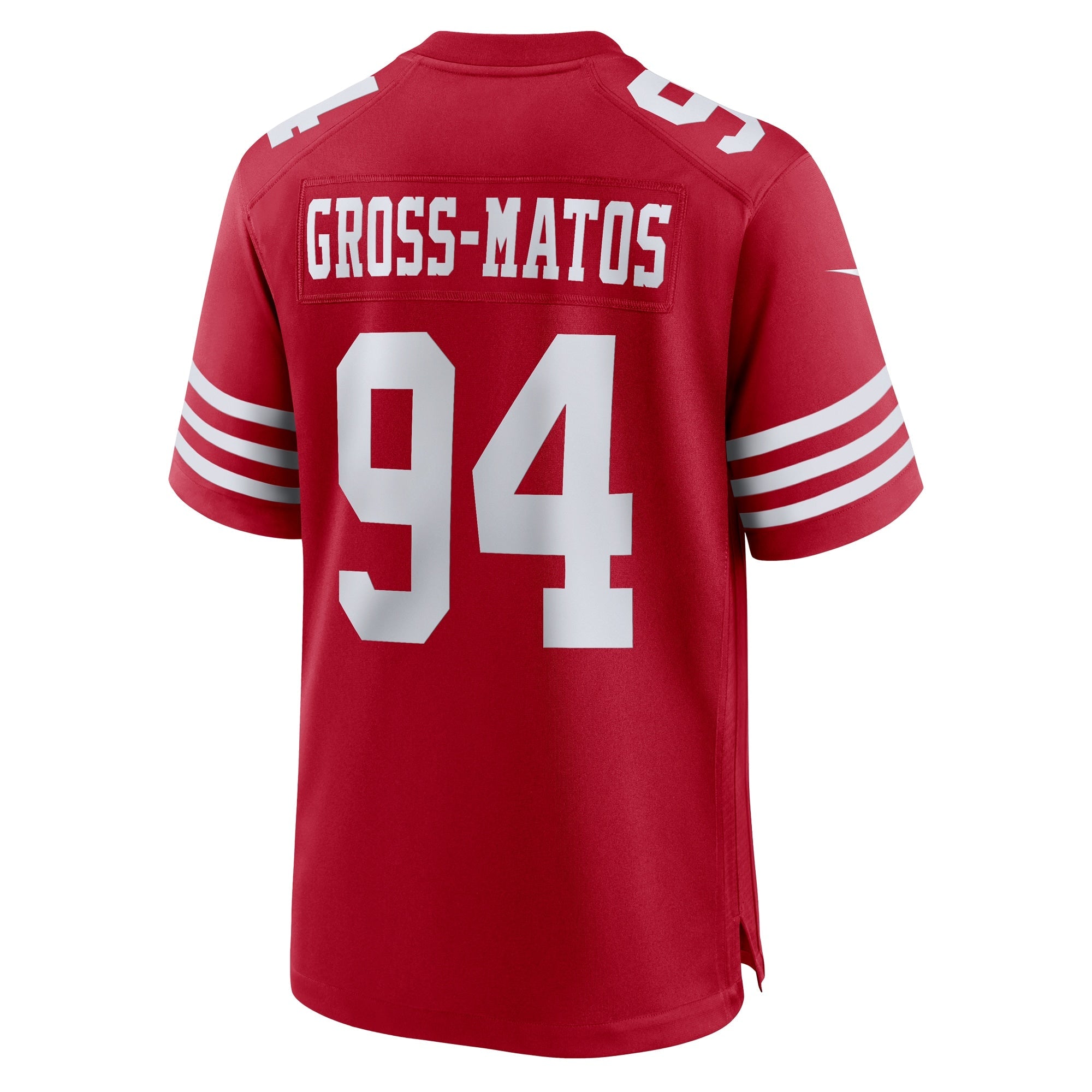 San Francisco 49ers Yetur Gross-Matos Scarlet Team Game Jersey