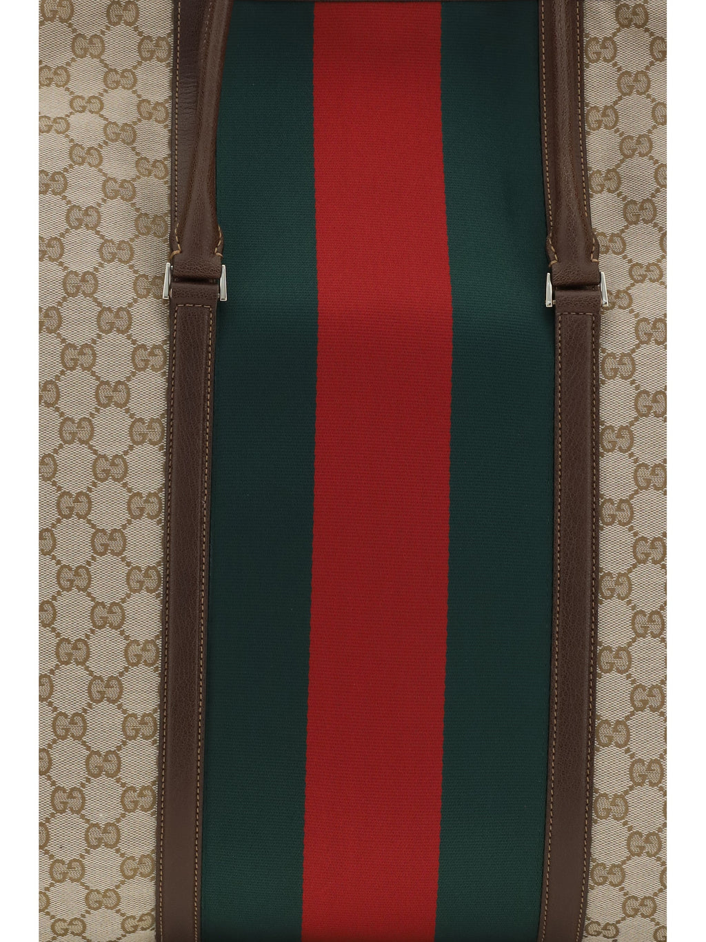 Gucci Women Gg Travel Bag With Web Stripe