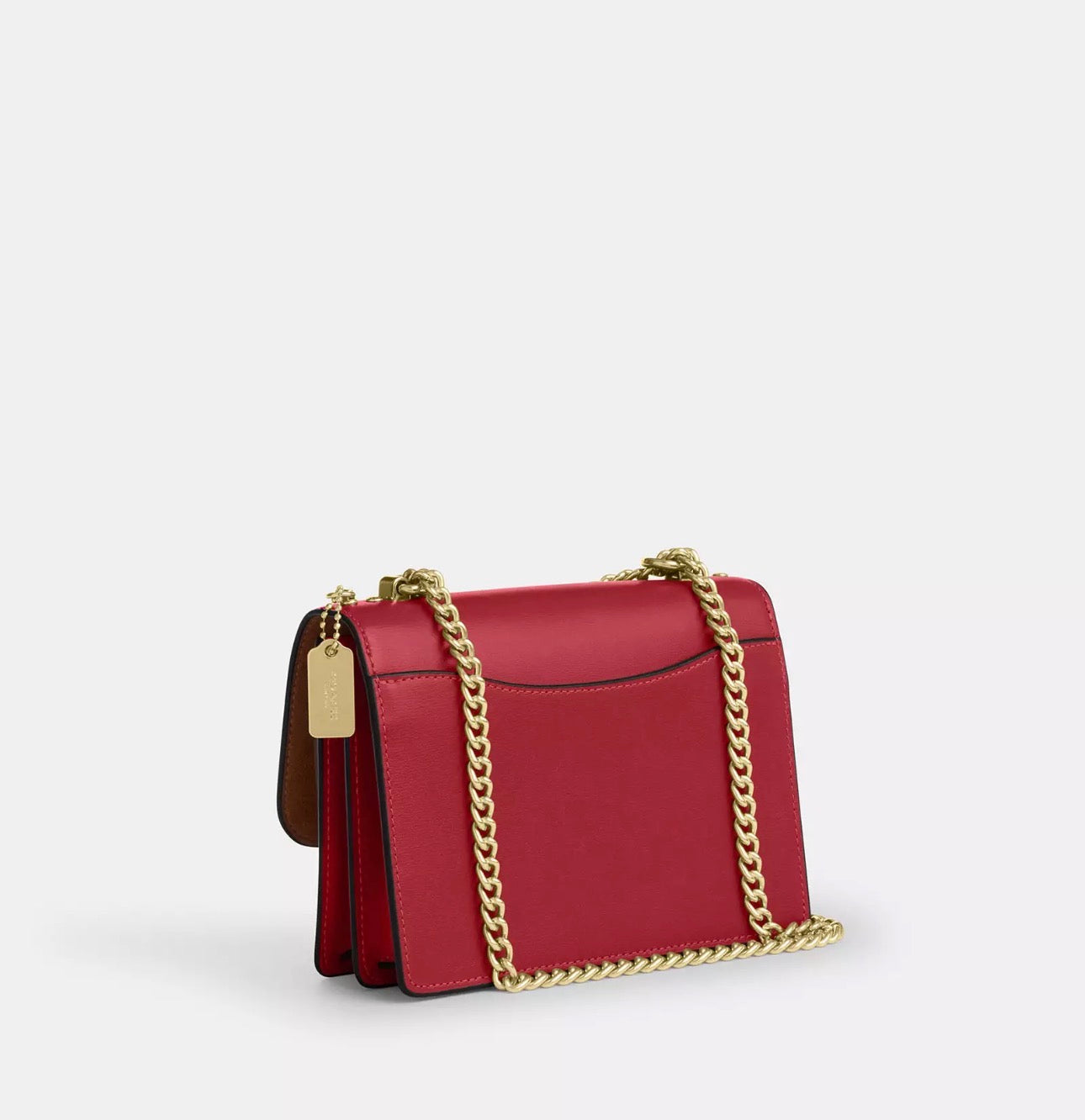 Coach Mini Klare Leather Crossbody Bag In Red
