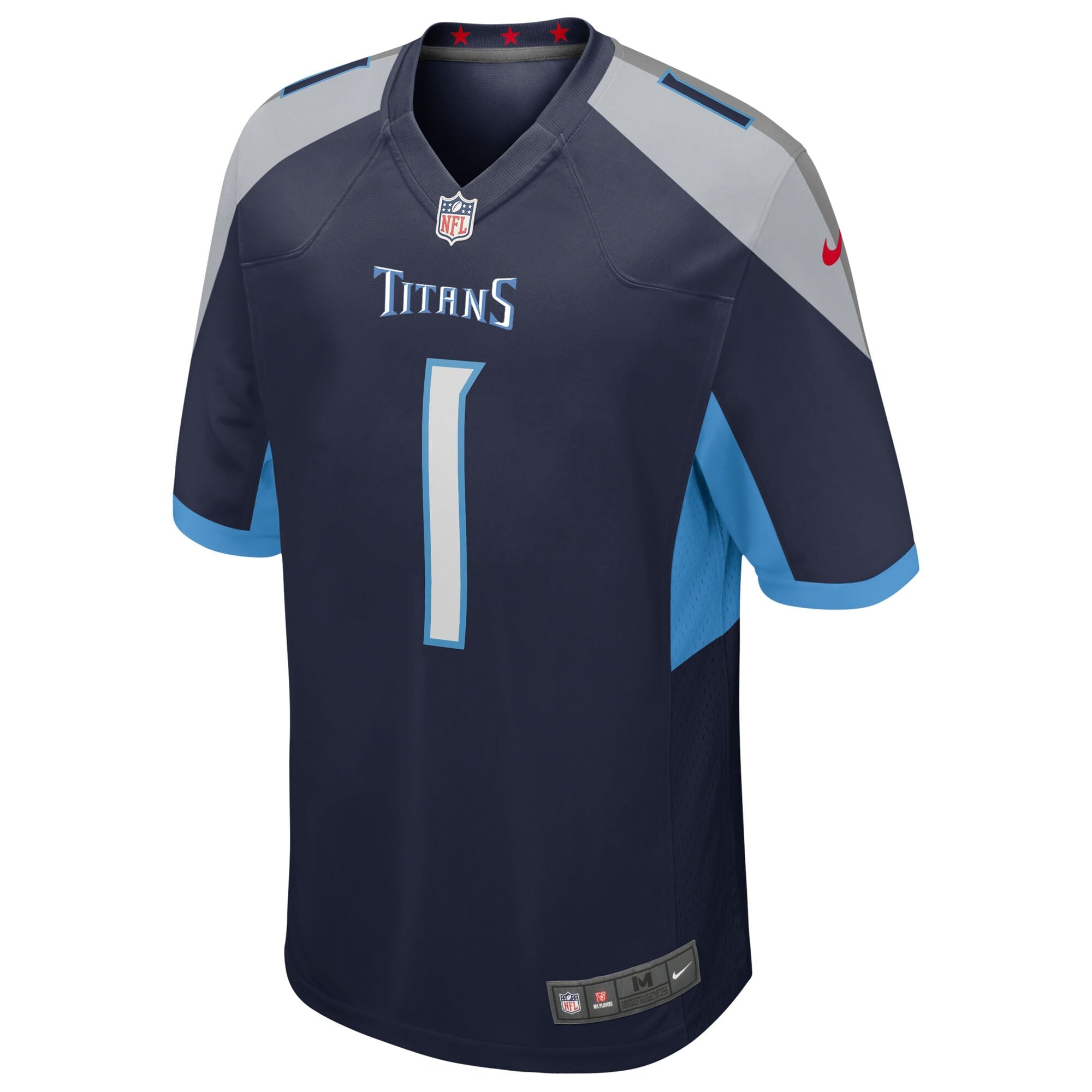 Tennessee Titans Cameron Ward Navy 2025 NFL Draft First Round Pick Alternate Game Jersey