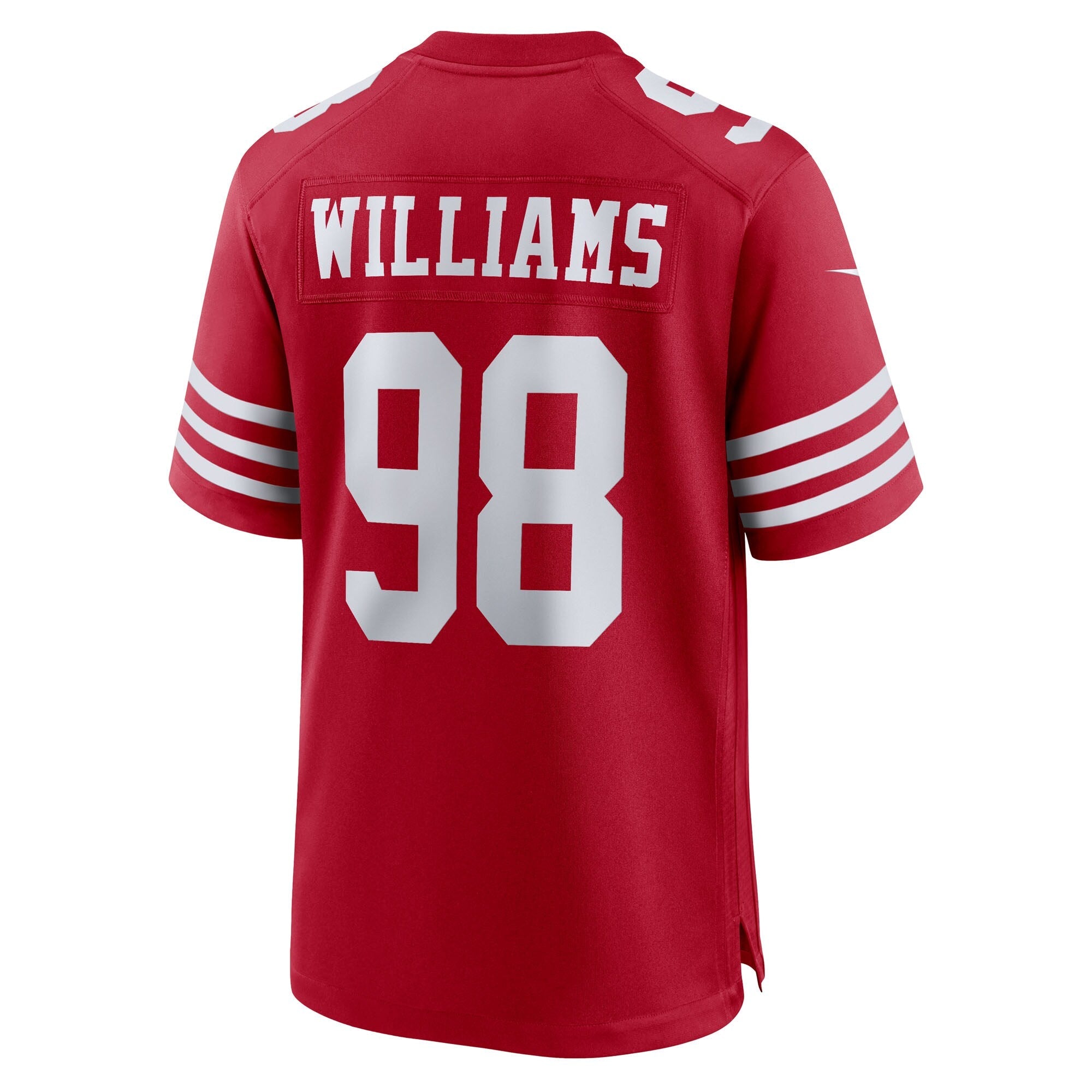 San Francisco 49ers Mykel Williams Scarlet Team Game Jersey