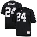 Las Vegas Raiders Charles Woodson Mitchell & Ness Black Big & Tall 1998 Retired Player Replica Jersey