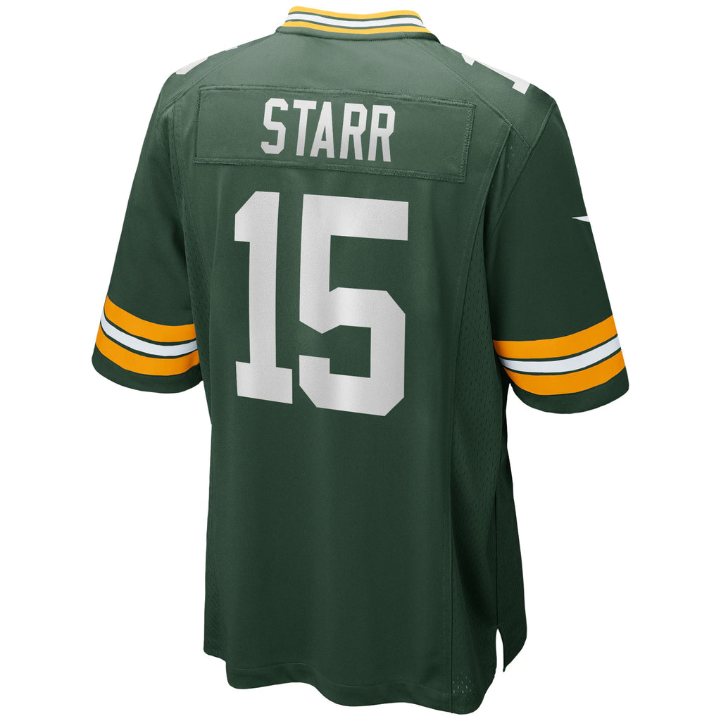 Green Bay Packers Bart Starr Green Game Retired Player Jersey