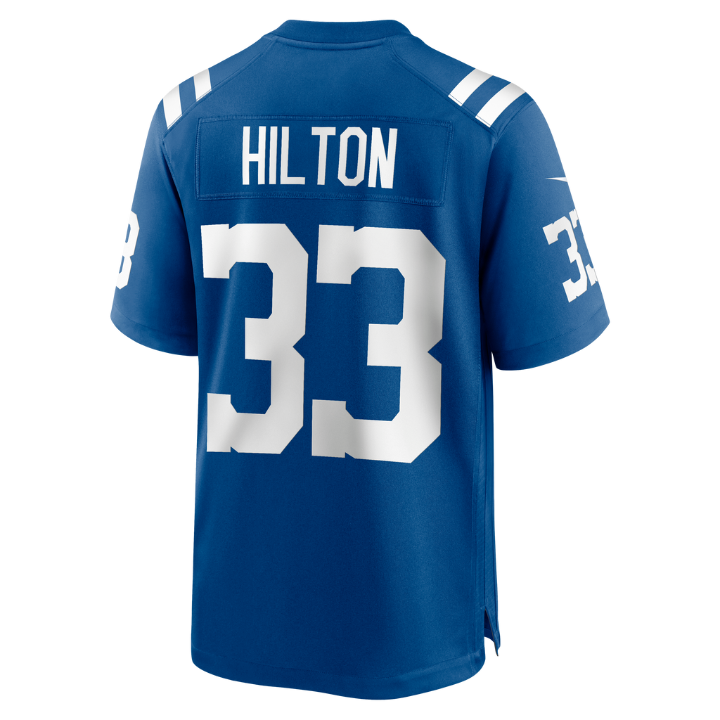 Indianapolis Colts Mike Hilton Royal Team Game Jersey