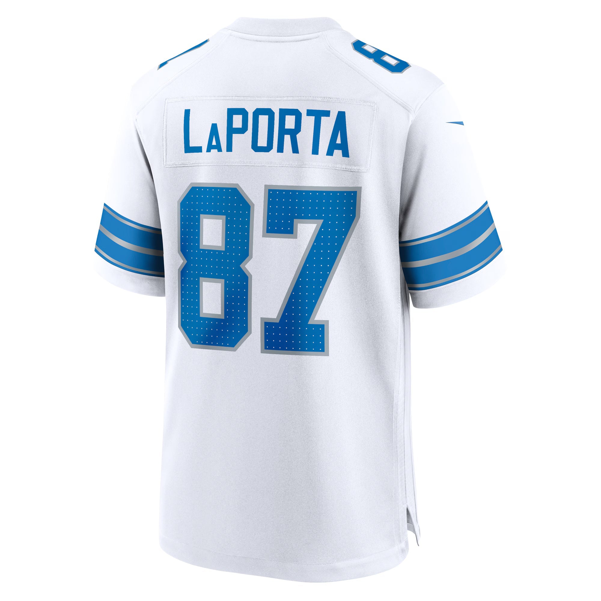 Detroit Lions Sam LaPorta White White Game Jersey