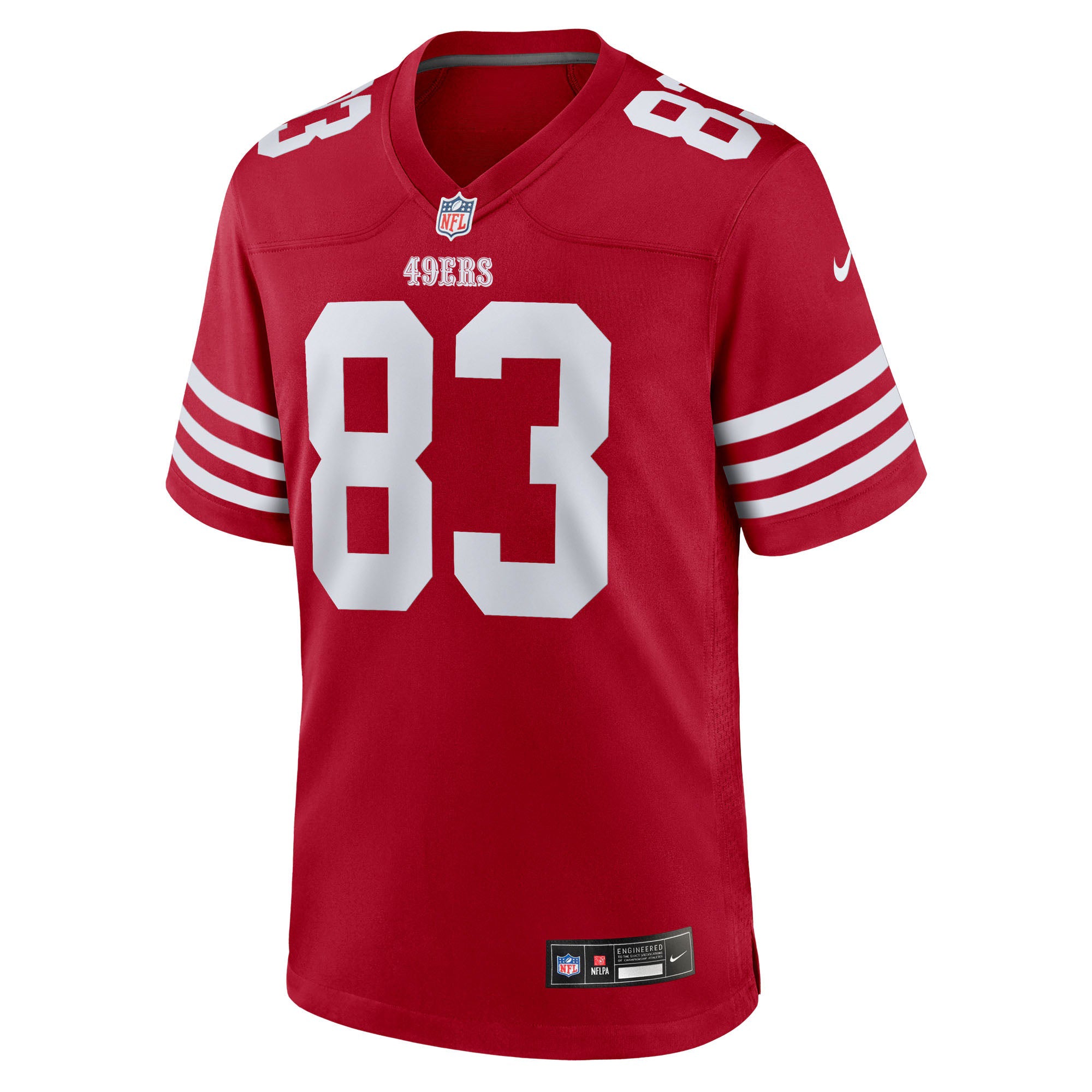 San Francisco 49ers Marquez Valdes-Scantling Scarlet Team Game Jersey