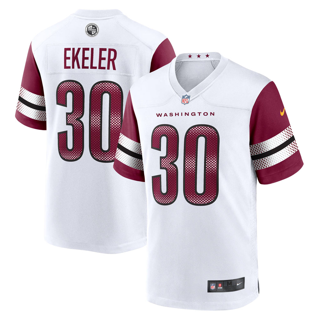 Washington Commanders Austin Ekeler White Game Jersey