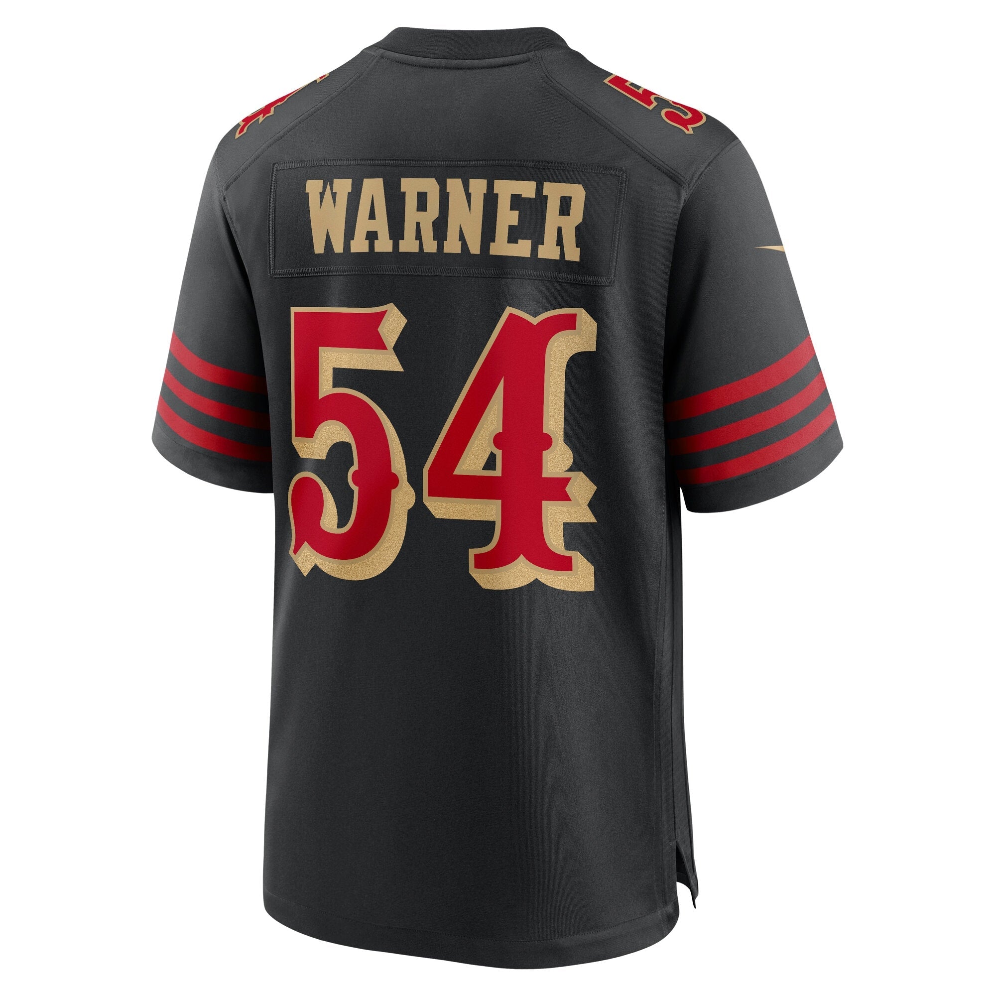 San Francisco 49ers Fred Warner Black 2025 Rivalries Collection Game Jersey