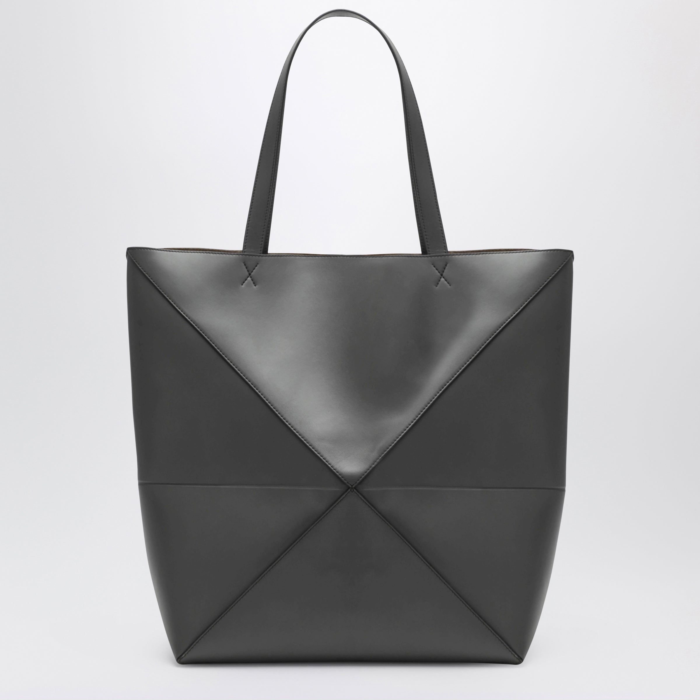 Loewe Dark Grey Puzzle Fold Tote Xl Bag Men