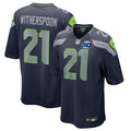 Seattle Seahawks Devon Witherspoon College Navy Team 50th Season Game Jersey