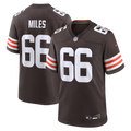 Cleveland Browns Joshua Miles Brown Team Game Jersey