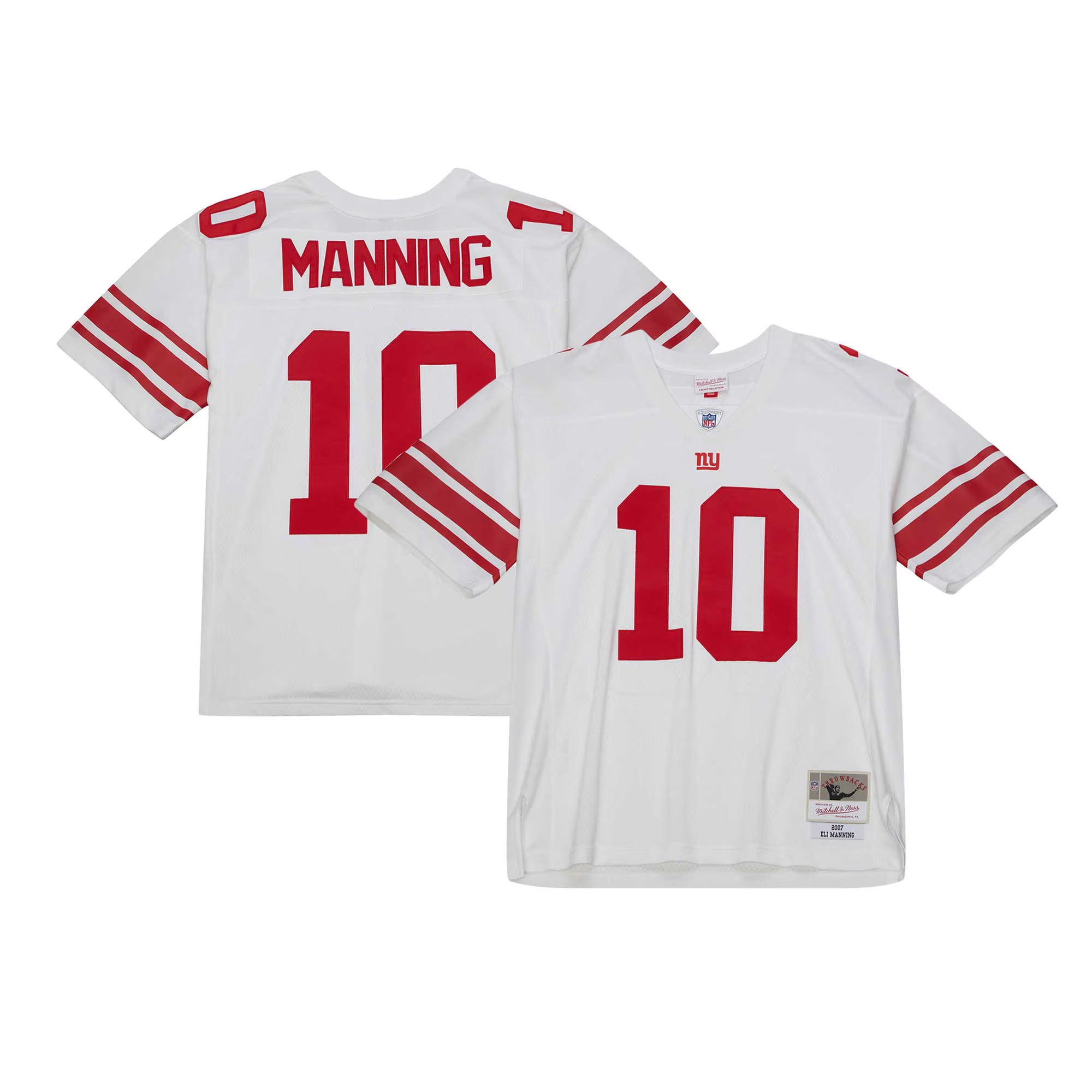 New York Giants Eli Manning Mitchell & Ness White Legacy Replica Jersey