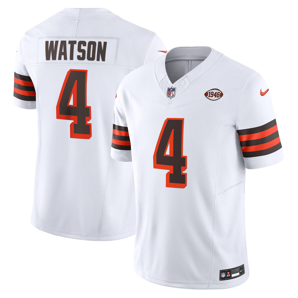 Cleveland Browns Deshaun Watson White Vapor F.U.S.E. Limited Jersey
