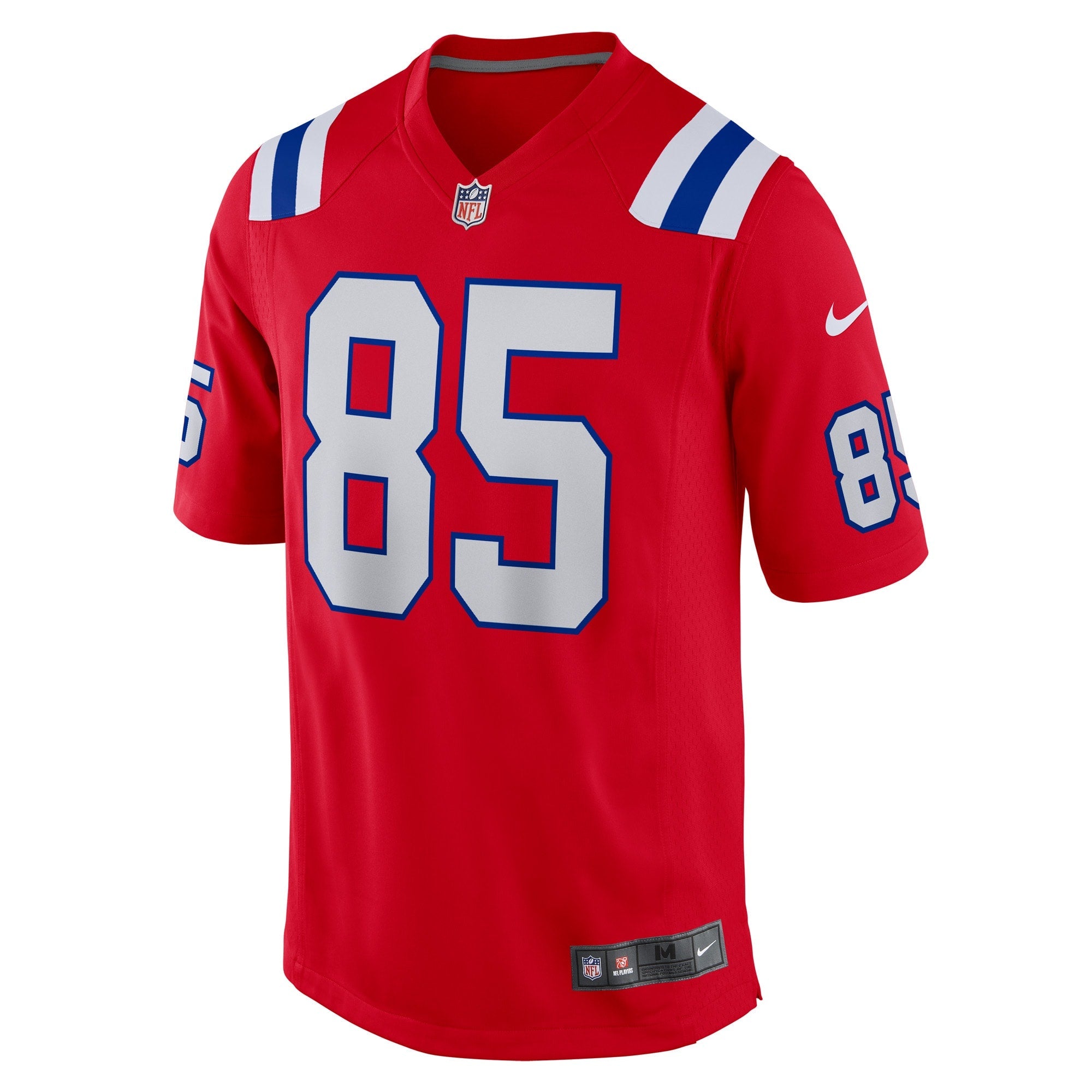 New England Patriots Hunter Henry Red Game Alternate Jersey