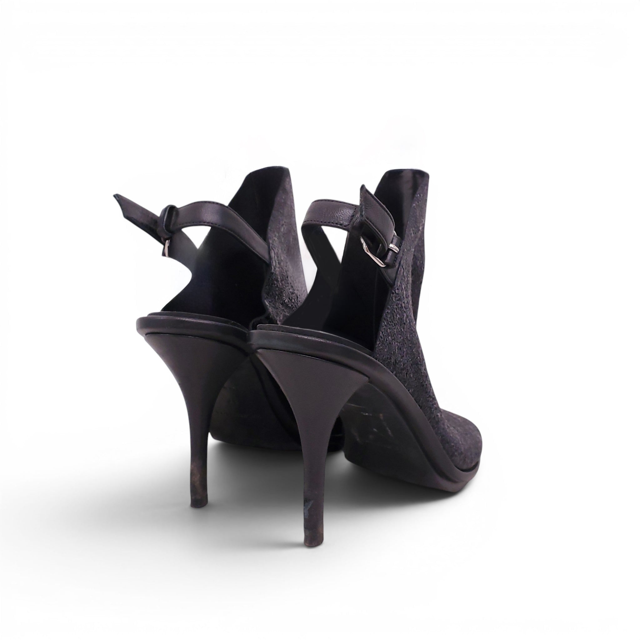 BALENCIAGA BLACK HEELS - SIZE 37