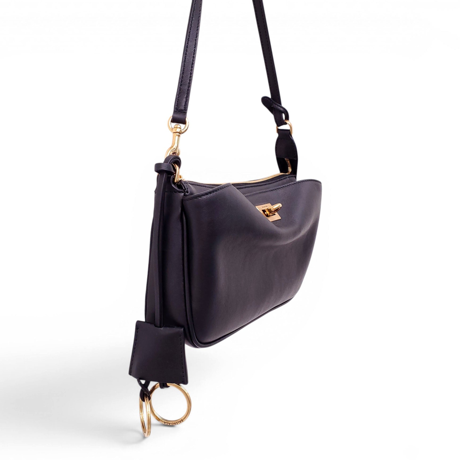 BALENCIAGA BLACK MINI RODEO BAG