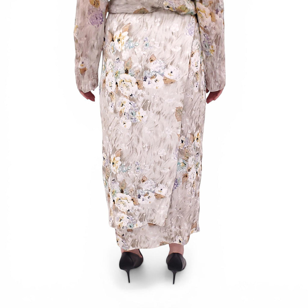 BALENCIAGA FLORAL PATTERNED SKIRT - SIZE 42