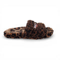 BALENCIAGA LEOPARD FUR LOGO SLIDES - SIZE 39