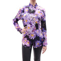BALENCIAGA PURPLE DAISY PATTERN SHIRT - SIZE 32