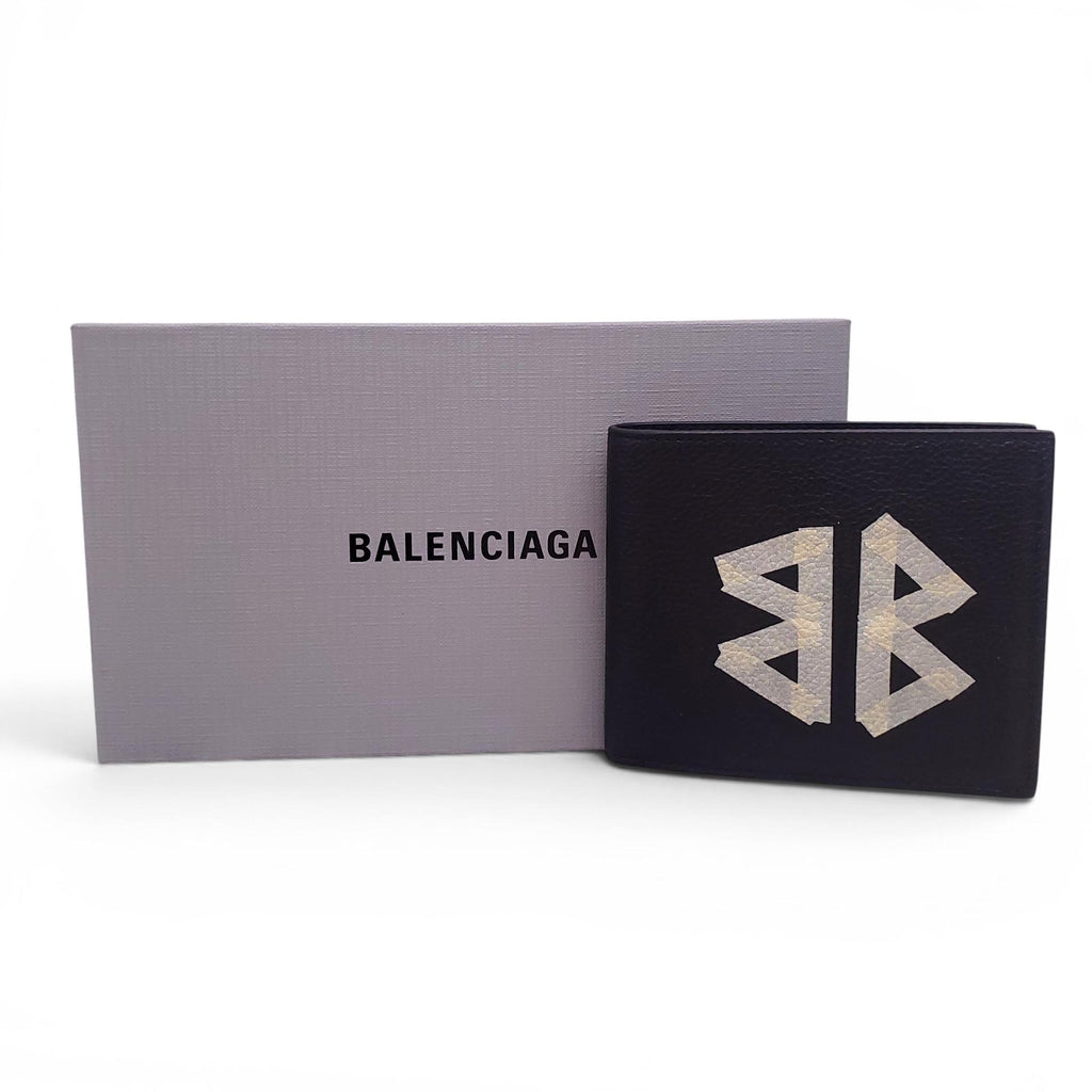 BALENCIAGA SQUARE BB LOGO WALLET