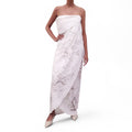 BALENCIAGA WHITE 'UPCYCLED TABLECLOTH' LACE DRESS - SIZE 38
