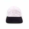 BALLY CREAM AND BLACK ST. MORITZ HAT SIZE- 56
